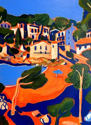 Village sur la côte