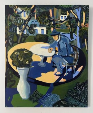 Café dans le jardin